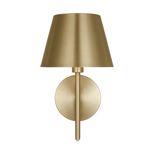 Ender One Light Wall Sconce Satin Brass