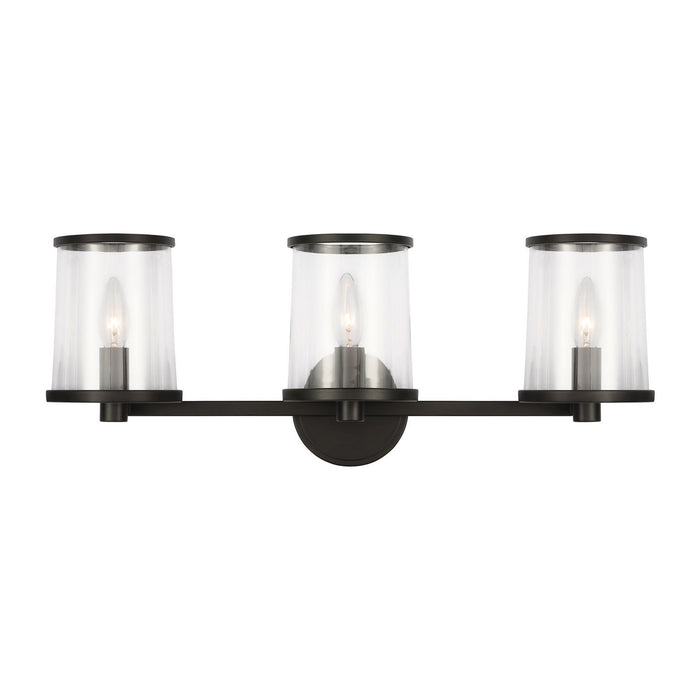 Visual Comfort Studio - LV1083AI - Three Light Vanity - Reynolds - Aged Iron