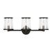 Visual Comfort Studio - LV1083AI - Three Light Vanity - Reynolds - Aged Iron