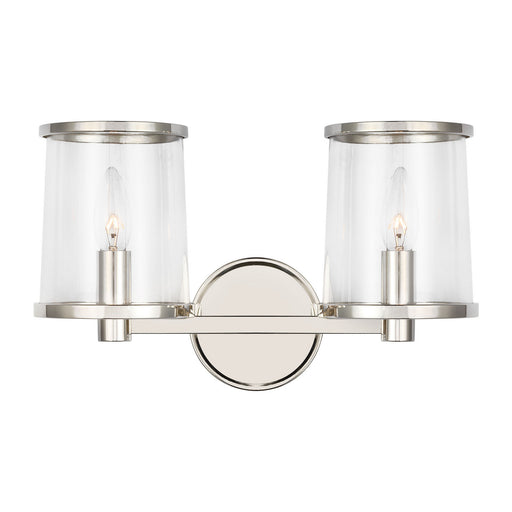 Reynolds Two Light Vanity Polished Nickel