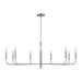Visual Comfort Studio - EC1319PN - Nine Light Chandelier - Brianna - Polished Nickel