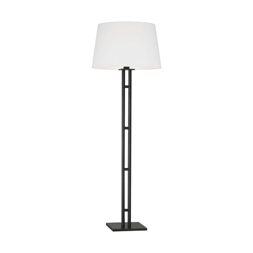 Haddon One Light Floor Lamp Aged Iron