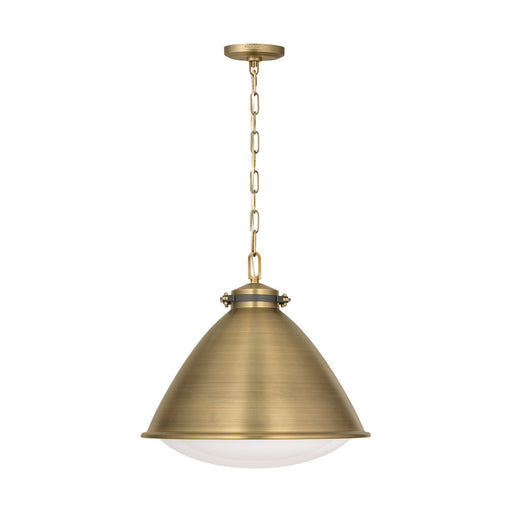 Hayward One Light Pendant Time Worn Brass