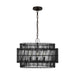 Visual Comfort Studio - EP1394AI - Four Light Pendant - Elio - Aged Iron