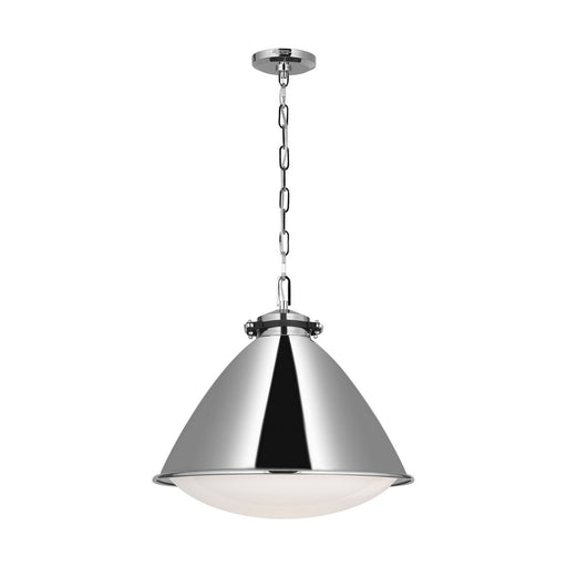 Hayward One Light Pendant Polished Nickel