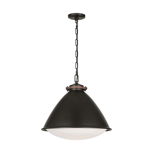Hayward One Light Pendant Aged Iron