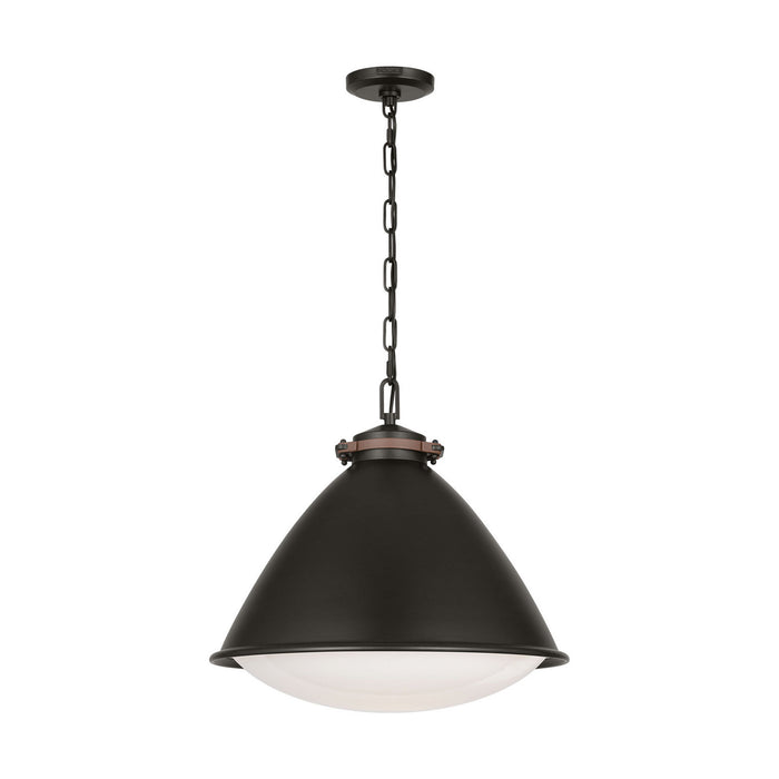 Visual Comfort Studio - LP1121AI - One Light Pendant - Hayward - Aged Iron
