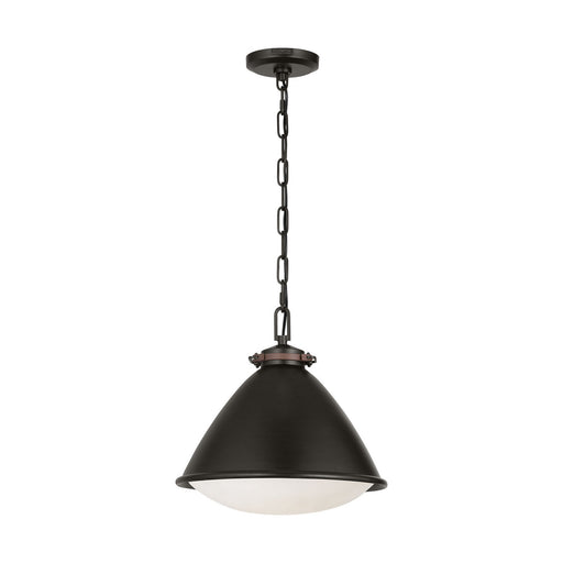 Hayward One Light Pendant Aged Iron
