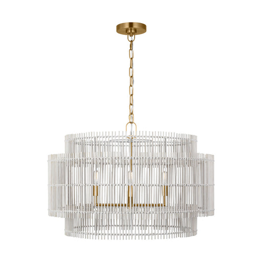 Visual Comfort Studio - EP1404BBS - Four Light Pendant - Elio - Burnished Brass