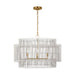 Visual Comfort Studio - EP1404BBS - Four Light Pendant - Elio - Burnished Brass