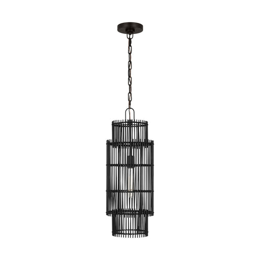 Visual Comfort Studio - EP1411AI - One Light Pendant - Elio - Aged Iron