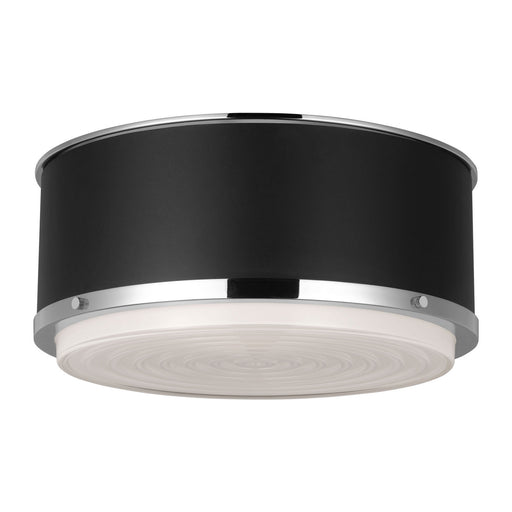 Marlowe Two Light Flush Mount Polished Nickel