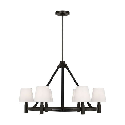 Grayson Six Light Chandelier Aged Iron