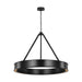 Visual Comfort Studio - LC1221AI-L1 - LED Chandelier - Leonard - Aged Iron