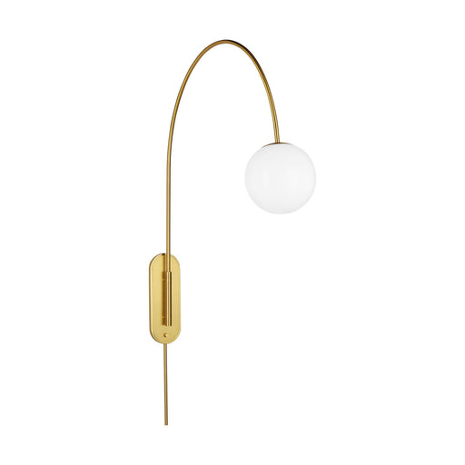 Noemie One Light Wall Sconce Burnished Brass