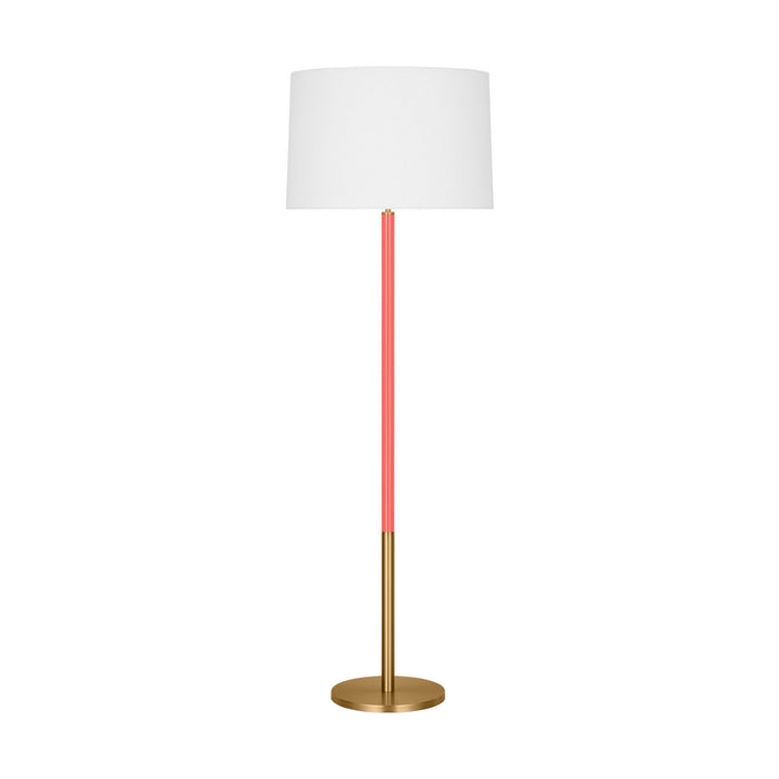Visual Comfort Studio - KST1051BBSCRL1 - One Light Floor Lamp - Monroe - Burnished Brass