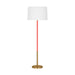 Visual Comfort Studio - KST1051BBSCRL1 - One Light Floor Lamp - Monroe - Burnished Brass