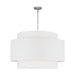 Visual Comfort Studio - KSP1184PN - Four Light Pendant - Sawyer - Polished Nickel