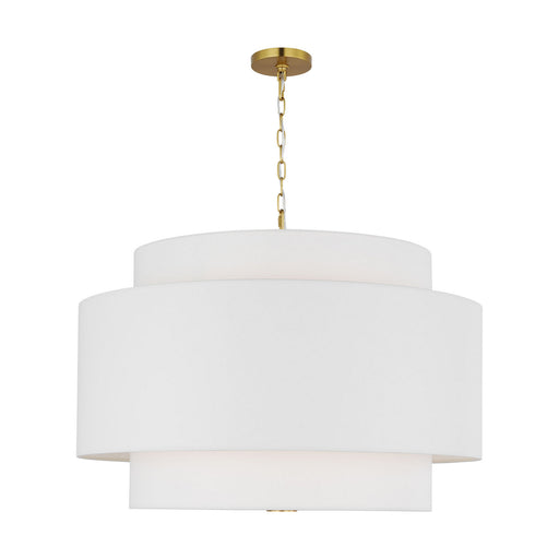 Visual Comfort Studio - KSP1184BBS - Four Light Pendant - Sawyer - Burnished Brass