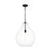 Visual Comfort Studio - EP1441AI - One Light Pendant - Magnus - Aged Iron