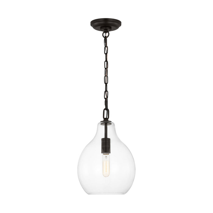 Visual Comfort Studio - EP1451AI - One Light Pendant - Magnus - Aged Iron