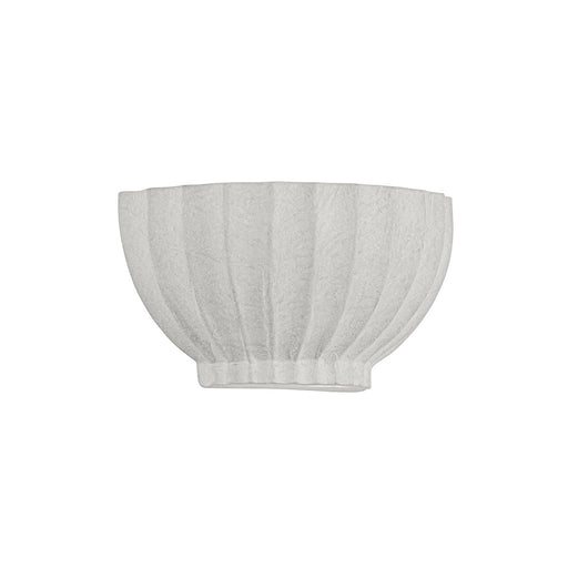 Efron One Light Wall Sconce Soft White/Ceramic Ivory Texture