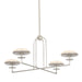 Troy Lighting - F2139-WSL - LED Chandelier - Pacific - Warm Silver Leaf