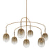 Troy Lighting - F2559-PBR - Seven Light Chandelier - Harvey - Patina Brass