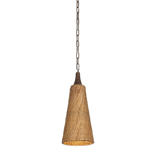 Kenzo One Light Pendant Bronze Leaf