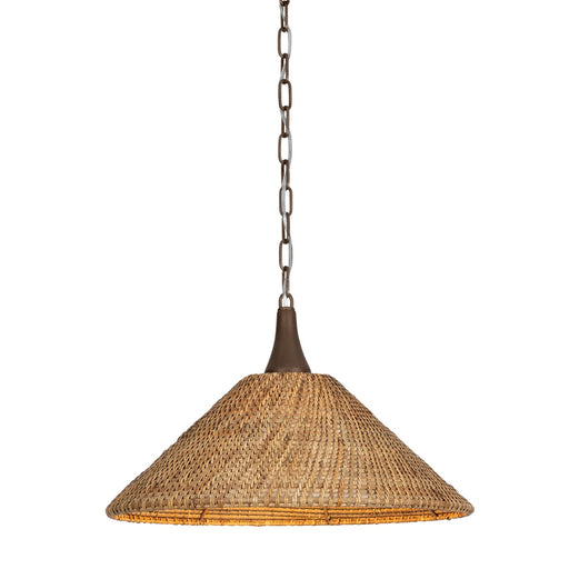 Kenzo One Light Pendant Bronze Leaf