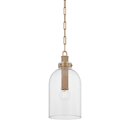 Kori One Light Pendant Patina Brass