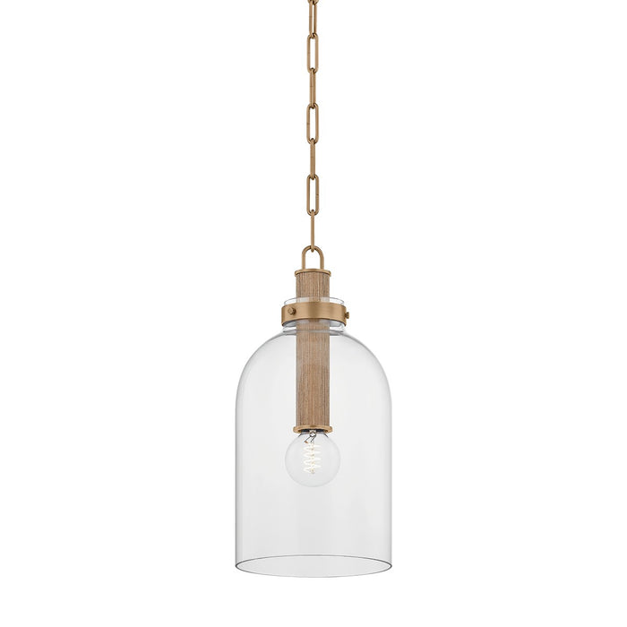 Troy Lighting - F4909-PBR - One Light Pendant - Kori - Patina Brass