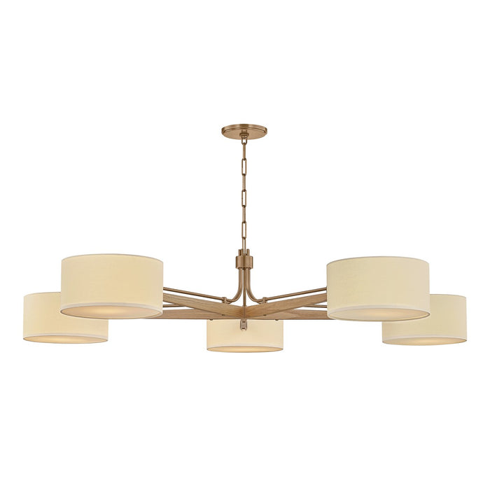 Troy Lighting - F5665-PBR - Five Light Chandelier - Mailo - Patina Brass