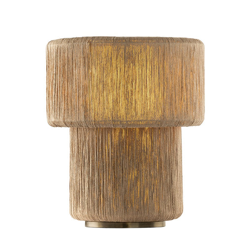 Kenai One Light Table Lamp Patina Brass
