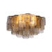 Corbett Lighting - 516-26-VGL - Six Light Semi Flush Mount - Helsinki - Vintage Gold Leaf