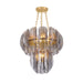 Corbett Lighting - 518-24-VGL - Five Light Chandelier - Anatase - Vintage Gold Leaf
