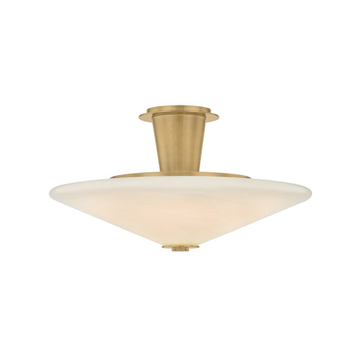 Cologne LED Flush Mount Vintage Brass