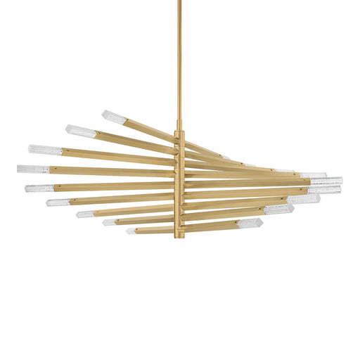 Strasbourg LED Chandelier Vintage Brass