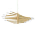 Corbett Lighting - 501-56-VB - LED Chandelier - Strasbourg - Vintage Brass