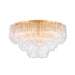 Corbett Lighting - 502-48-VGL - 39 Light Semi Flush Mount - Varenna - Vintage Gold Leaf