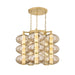 Corbett Lighting - 504-31-VB - LED Chandelier - Toulouse - Vintage Brass