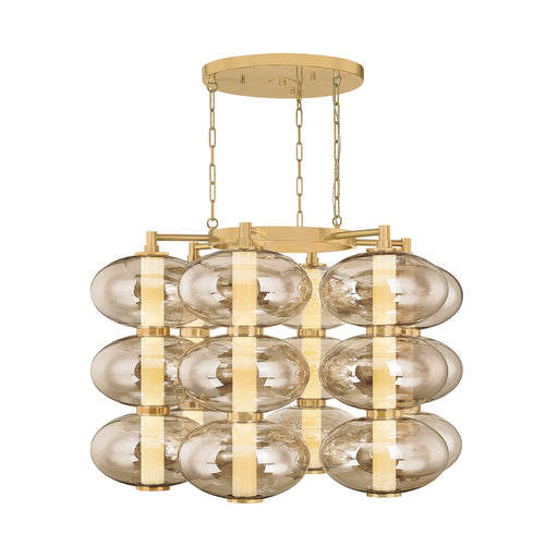 Toulouse LED Chandelier Vintage Brass