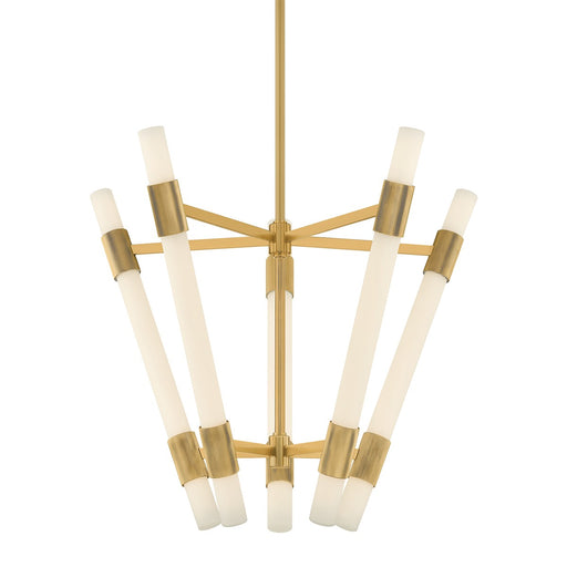 Krakow LED Chandelier Vintage Brass