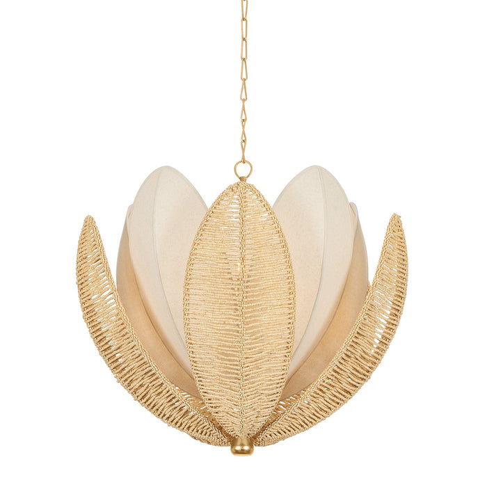 Corbett Lighting - 513-36-VGL - Ten Light Chandelier - Costa Brava - Vintage Gold Leaf