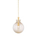 Mitzi - H1052701S-AGB - One Light Pendant - Benita - Aged Brass