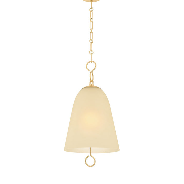 Mitzi - H1058701S-AGB - One Light Pendant - Christine - Aged Brass