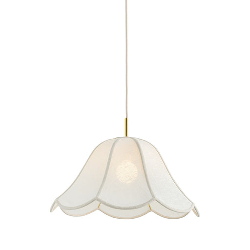 Dara One Light Pendant Aged Brass