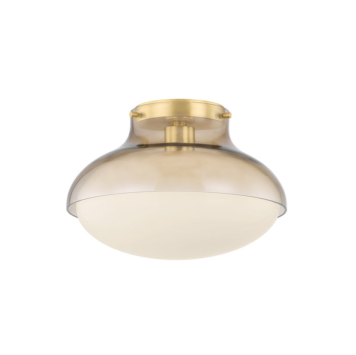 Mitzi - H1061501-AGB - One Light Flush Mount - Gianna - Aged Brass