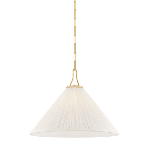 Merida One Light Pendant Aged Brass