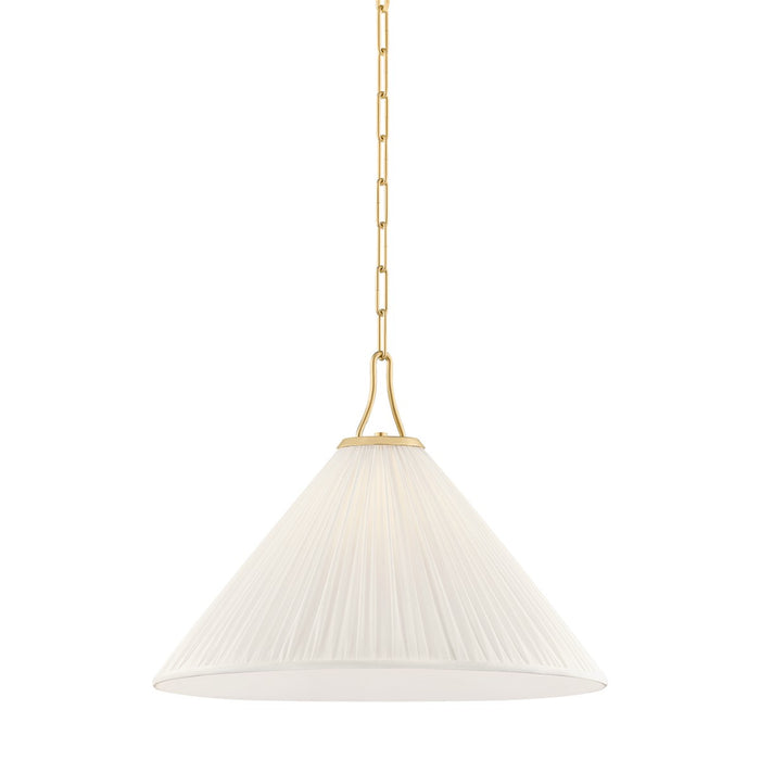 Mitzi - H1076701L-AGB - One Light Pendant - Merida - Aged Brass